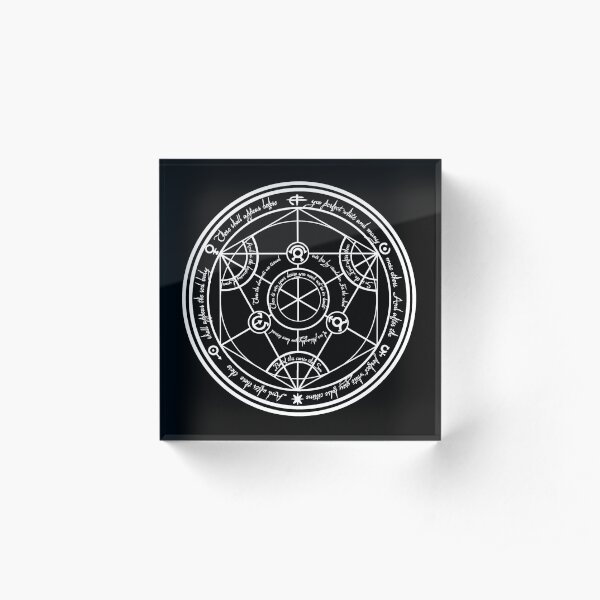 Human Transmutation Circle Acrylic Block
