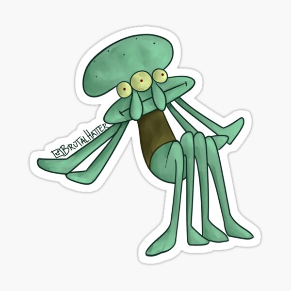 That strange squid Sticker