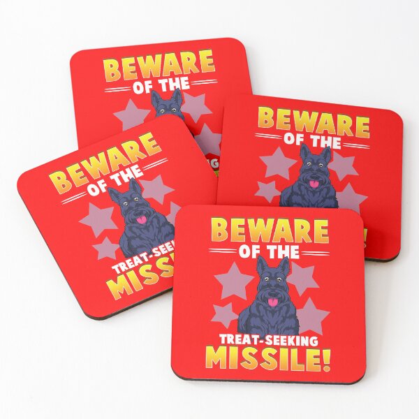 Item preview, Beware Of The Treat Seeking Missile Scottish Terrier Dog designed and sold by fantasticdesign.
