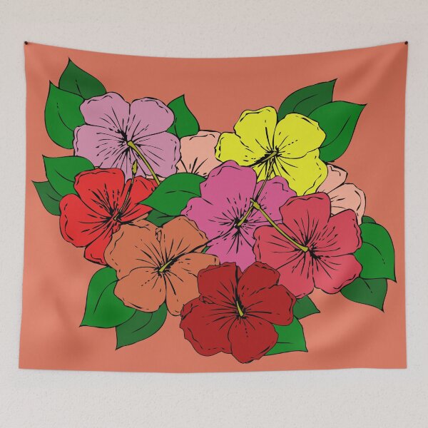 Item preview, Hibiscus Flowers #4 designed and sold by HeadRubble.