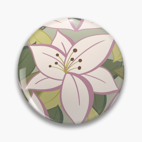 Item preview, Art Nouveau Mod Floral in Purple and Green designed and sold by PipitAndFox.