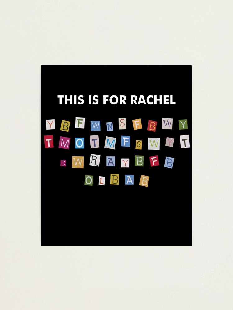 This Is For Rachel Funny Viral Voicemail Message Gift This Is For Rachel Funny Viral Voicemail Message Gift