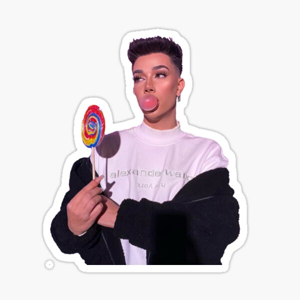 "James Charles" Sticker for Sale by leojj Redbubble