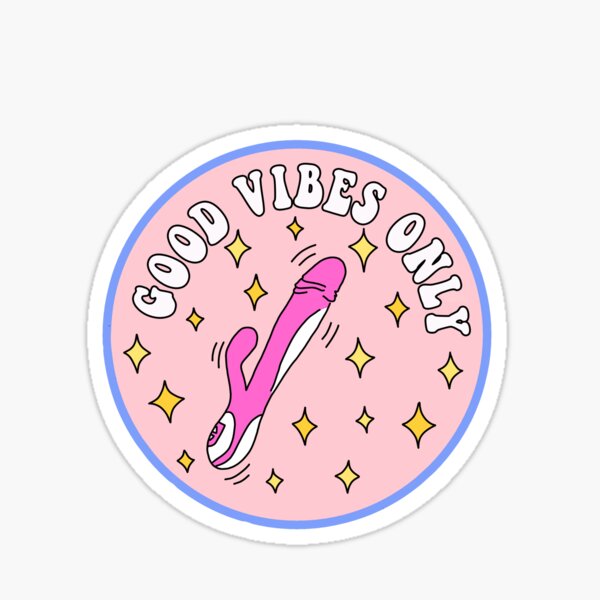 Good Vibes Only - The Peach Fuzz Sticker