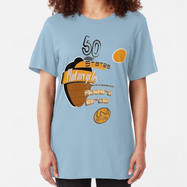 3d 50 states of USA by rogers bros Slim Fit T-Shirt