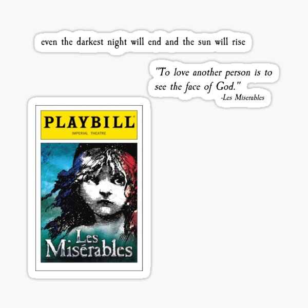 Artikel-Vorschau von Les Miserables Aufkleber 3er Set, designt und verkauft von Bailey Gagnon.