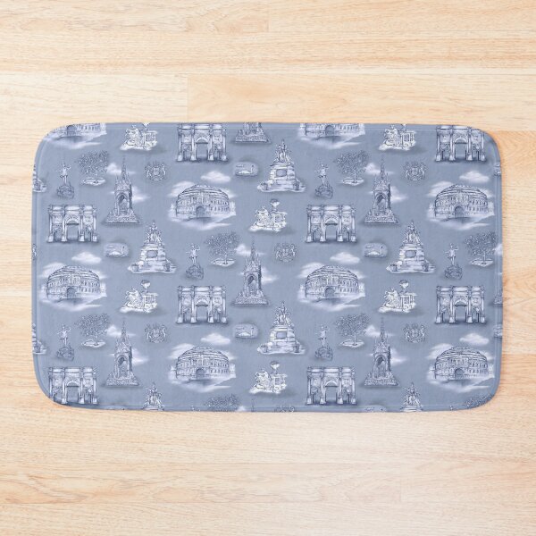 Item preview, Blue on Blue Kensington and Hyde Park Toile designed and sold by Sharilea.