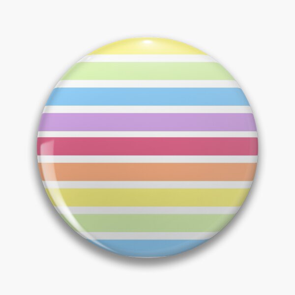 Item preview, Pastel Colorful Horizontal Rainbow Stripes designed and sold by wordznart.