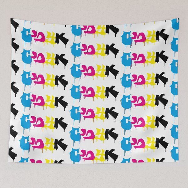 Item preview, CMYK Graffiti designed and sold by BlooMoo.