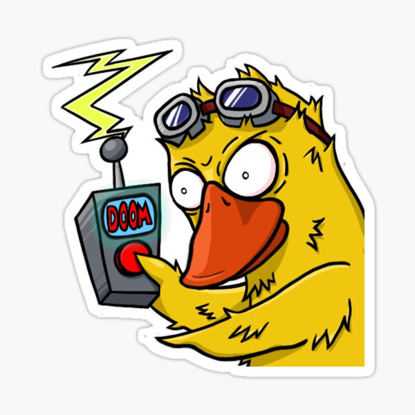 Doom Duck Sticker