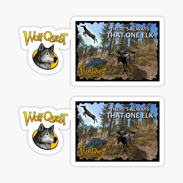 Item preview, That One Elk designed and sold by WolfQuest.