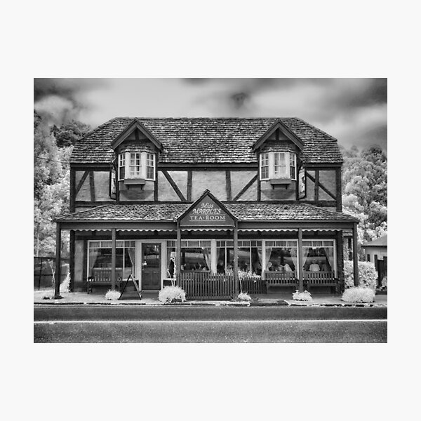 Miss Marple's Tea Room - Front Photographic Print