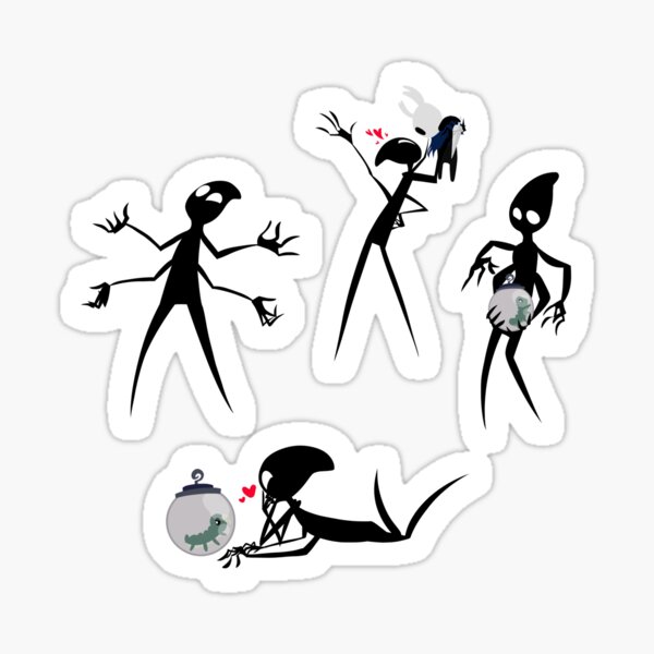 The Collector Hollow Knight Sticker Set Sticker By Foxryk Redbubble