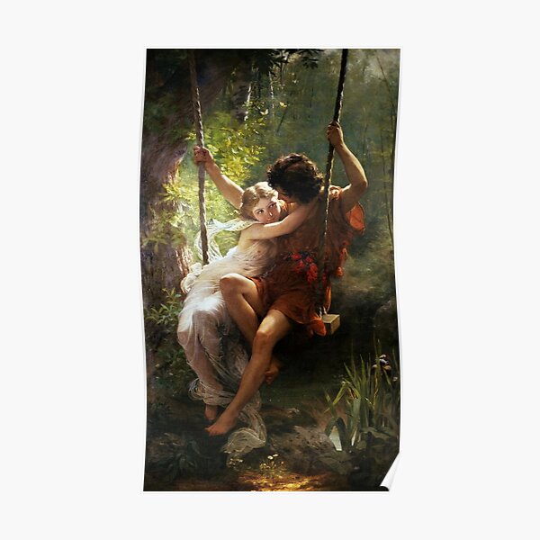 Springtime, Pierre-Auguste Cot, Date: 1873 Poster