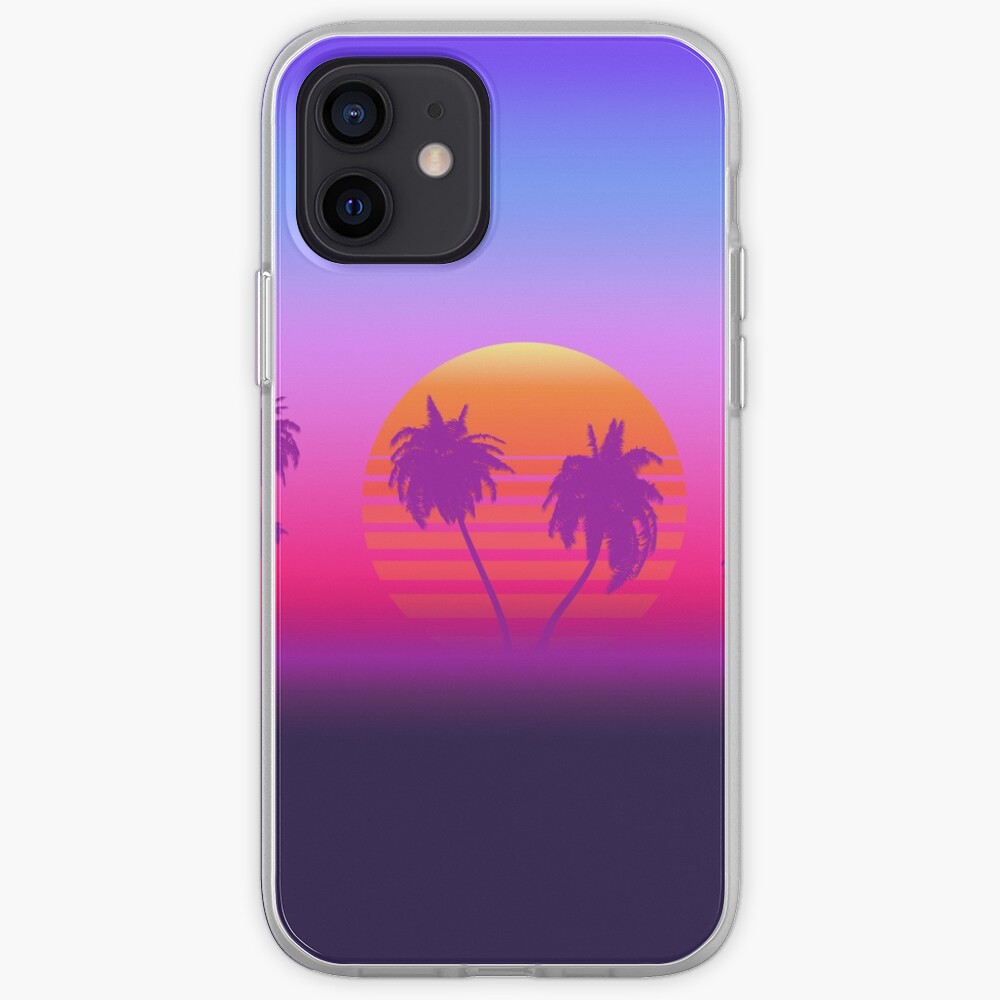 Palm Trees Sunset iPhone Case