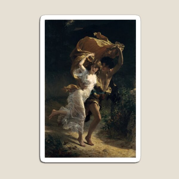 The Storm, Pierre-Auguste Cot, Date: 1880 Magnet