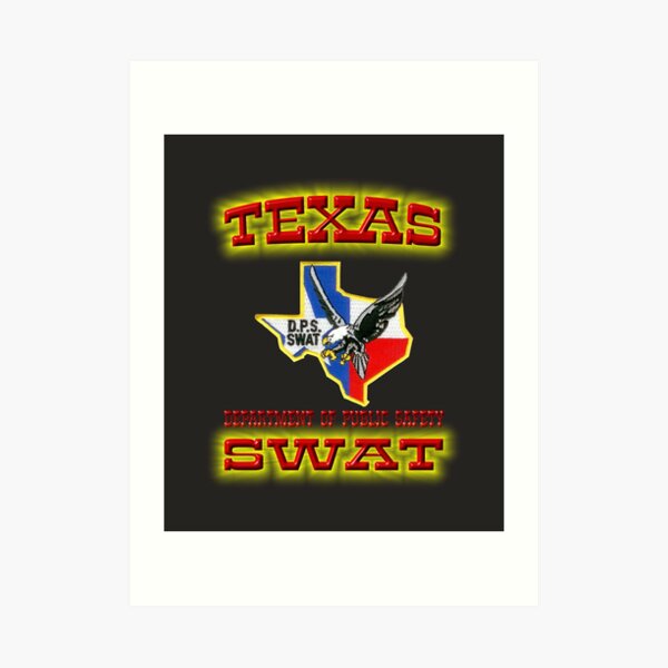 Texas DPS SWAT Art Board Print for Sale by Lawrence Baird