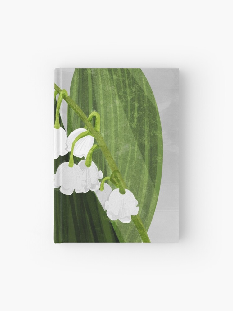 Watercolor Pink Lily of the Valley Journal: Floral Notebook, Lined