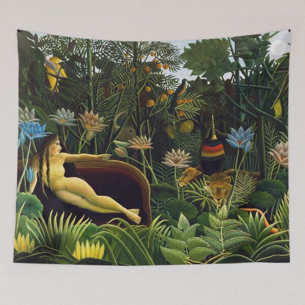 Aperçu de l'œuvre Le rêve d'Henri Rousseau (1910) créée et vendue par allhistory.