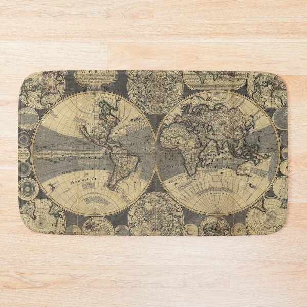 Item preview, World Map (1702) designed and sold by allhistory.