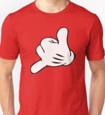 Funny Surf fingers - Shaka hand Unisex T-Shirt
