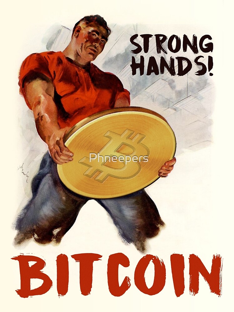 Disover Bitcoin - Strong Hands 2! Premium Matte Vertical Poster
