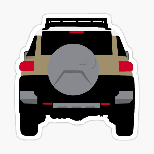 Minimalist FJ Cruiser Sticker