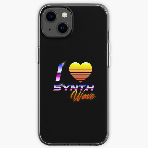I Love Synthwave iPhone Soft Case