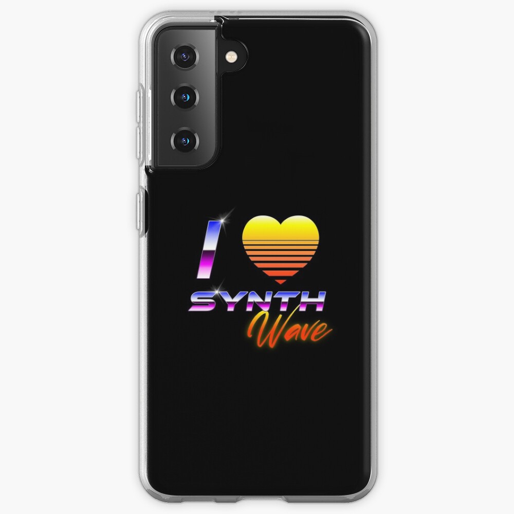 I Love Synthwave Samsung Galaxy Phone Case