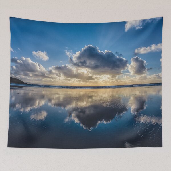 Item preview, Cloud Reflections at Dunraven Bay Southerndown designed and sold by heidipics.
