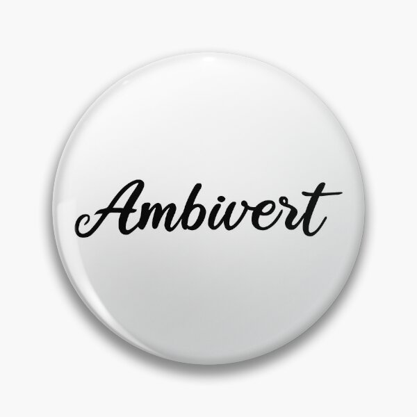 Item preview, Ambivert Sticker - Planner Stickers - Text Words - Introvert Extrovert Balance designed and sold by MysticMagpie.
