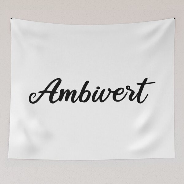 Item preview, Ambivert Sticker - Planner Stickers - Text Words - Introvert Extrovert Balance designed and sold by MysticMagpie.
