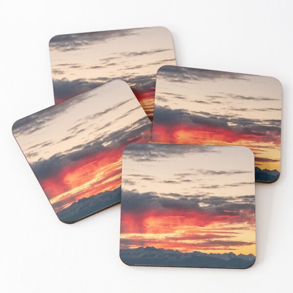 Item preview, Winter colorful sunset in the countryside of Friuli-Venezia Giulia, Italy designed and sold by zakaz86.