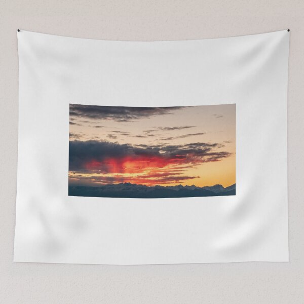 Item preview, Winter colorful sunset in the countryside of Friuli-Venezia Giulia, Italy designed and sold by zakaz86.