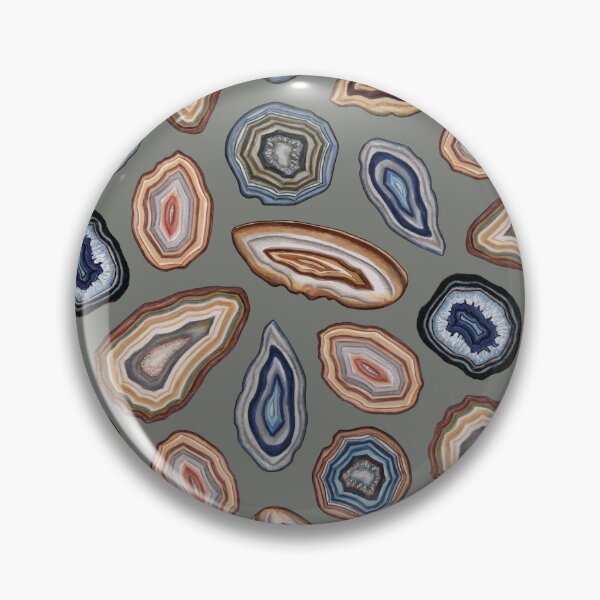Item preview, Stylized Agate Slices - Rock/Stone Pattern designed and sold by somecallmebeth.