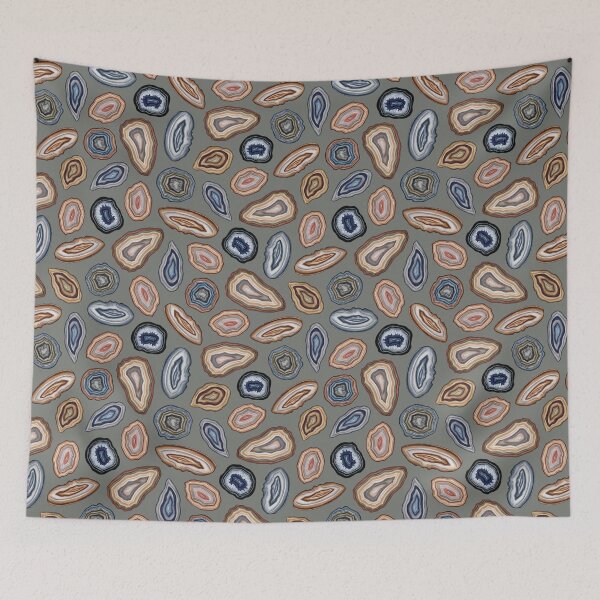 Item preview, Stylized Agate Slices - Rock/Stone Pattern designed and sold by somecallmebeth.