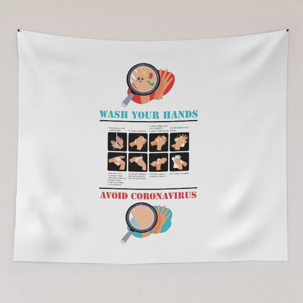 Item preview, Wash Your Hands to Avoid Coronavirus designed and sold by RunawaySteph.