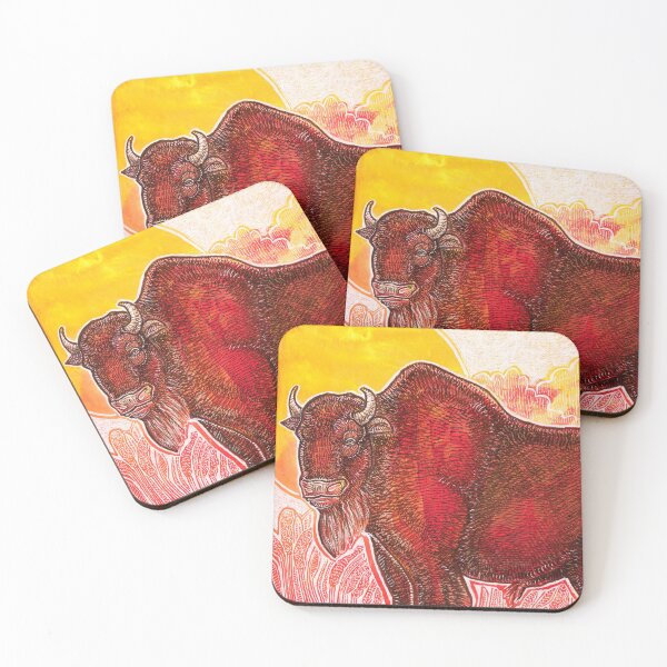Item preview, Bison at Sunrise designed and sold by Lynnette Shelley.