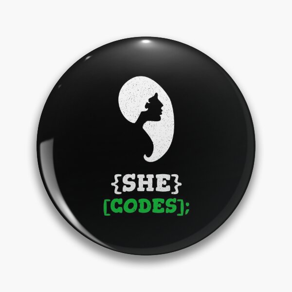 Item preview, She Codes - Female Programmer  designed and sold by clubtee.