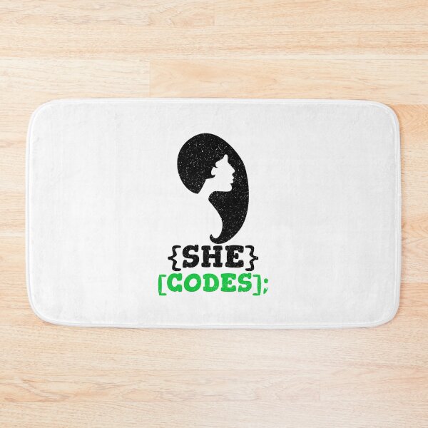 Item preview, She Codes - Female Programmer  designed and sold by clubtee.