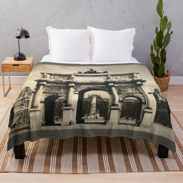 Item preview, Antique Arc de Triomphe Sepia Toned Postcard designed and sold by FuzzyHoney.