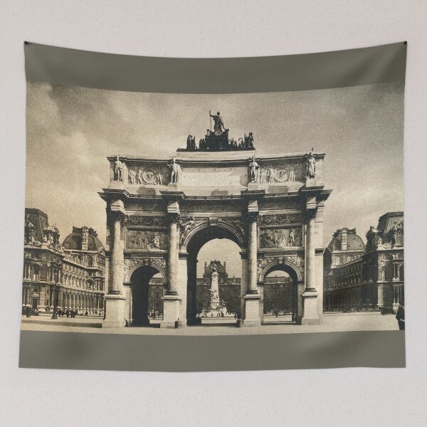 Item preview, Antique Arc de Triomphe Sepia Toned Postcard designed and sold by FuzzyHoney.