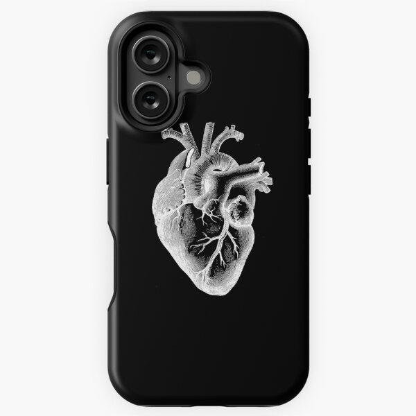 Item preview, Anatomical Heart - White Outline designed and sold by ChandlerLasch.