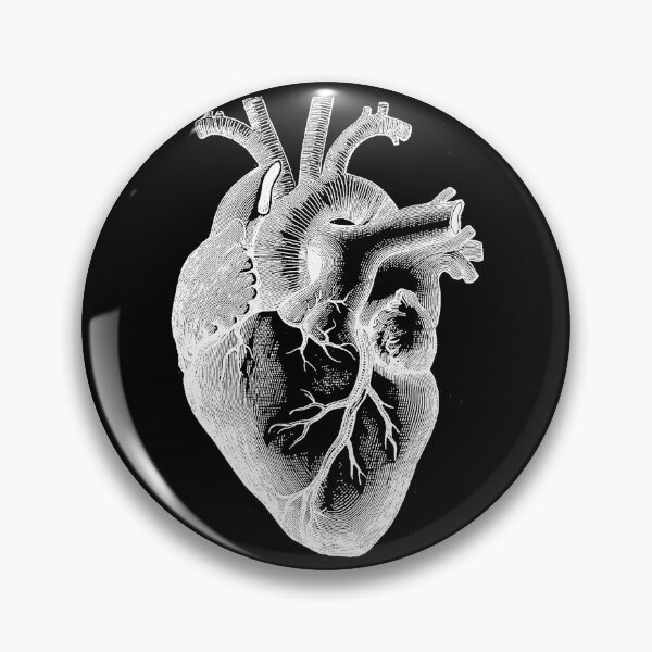 Item preview, Anatomical Heart - White Outline designed and sold by ChandlerLasch.