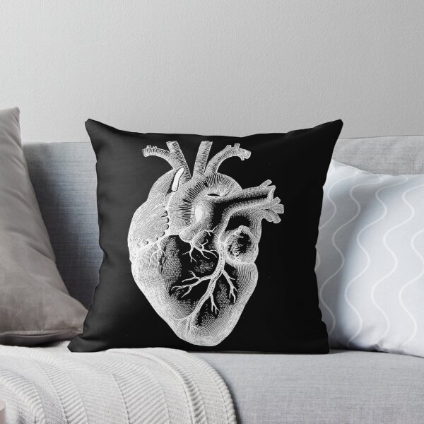 Item preview, Anatomical Heart - White Outline designed and sold by ChandlerLasch.