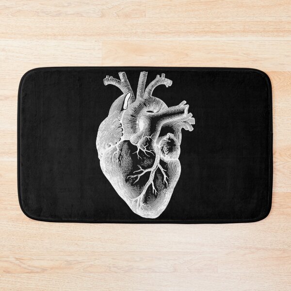 Item preview, Anatomical Heart - White Outline designed and sold by ChandlerLasch.