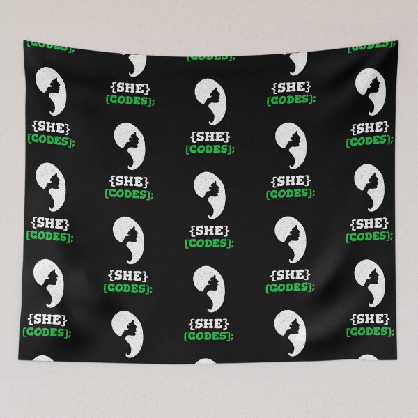 Item preview, She Codes - Female Programmer  designed and sold by clubtee.