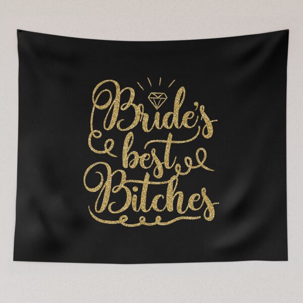 Item preview, Bachelorette Party Bride's Best Bitches Gift designed and sold by haselshirt.