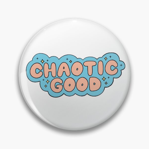 Item preview, chaotic good - typography alignment designed and sold by cameronbaba.