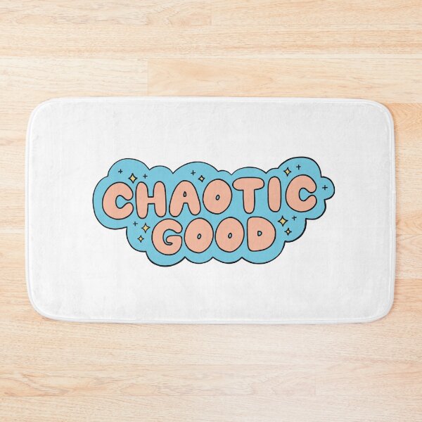 Item preview, chaotic good - typography alignment designed and sold by cameronbaba.